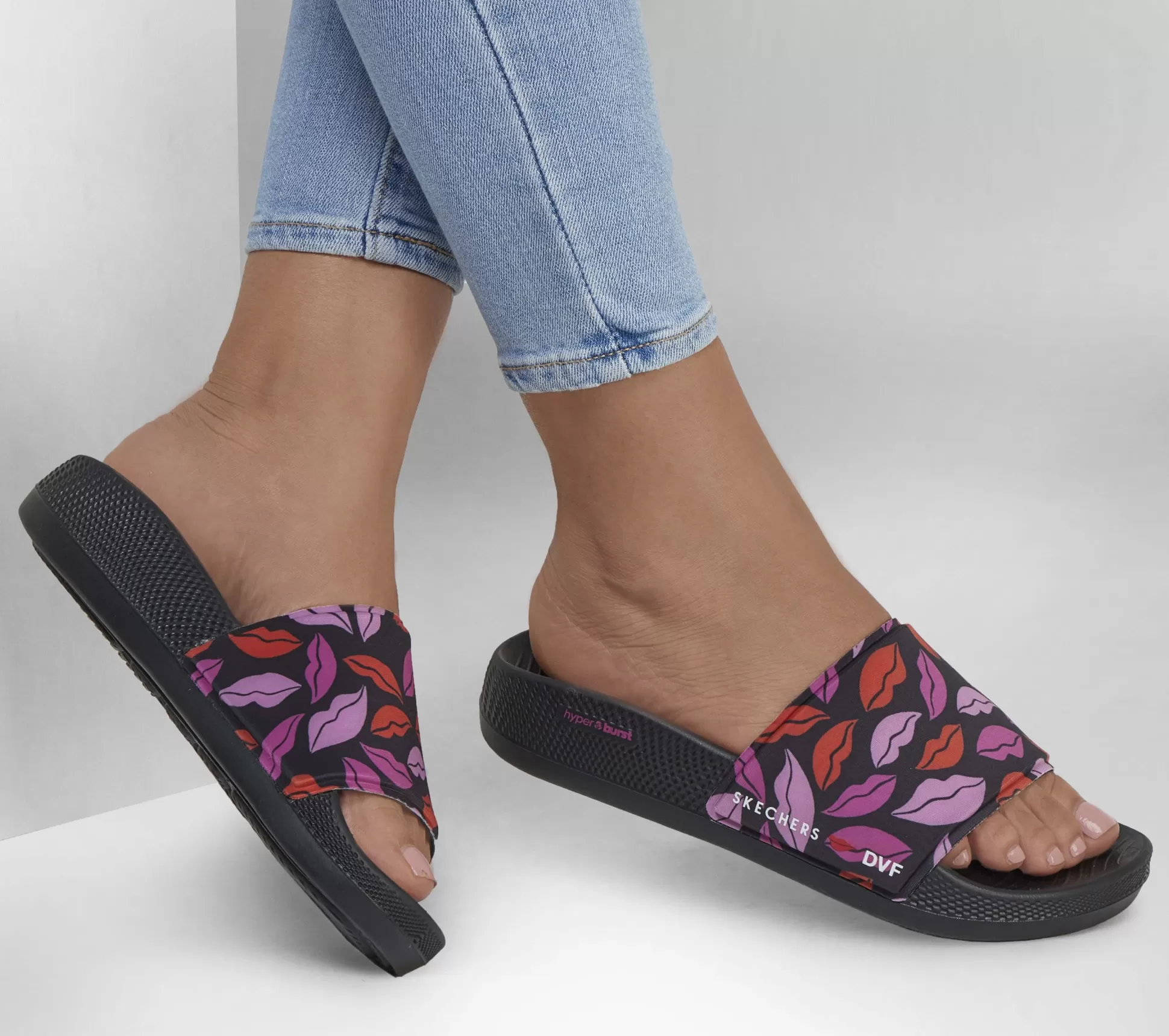 Cheap SKECHERS Dvf: Hyper Slide - Sky Gloss