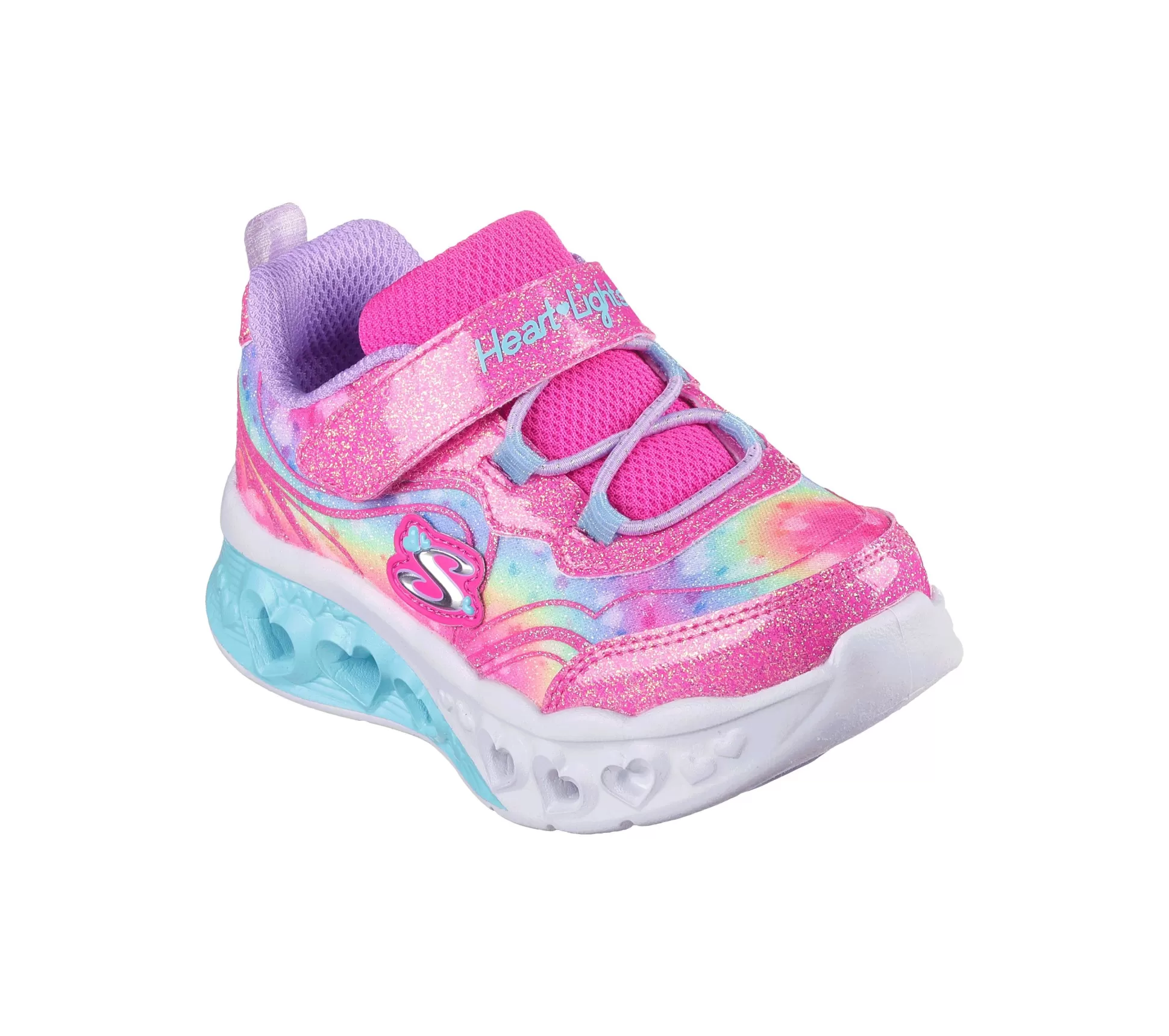 Hot SKECHERS Flutter Heart Lights - Groovy Swirl
