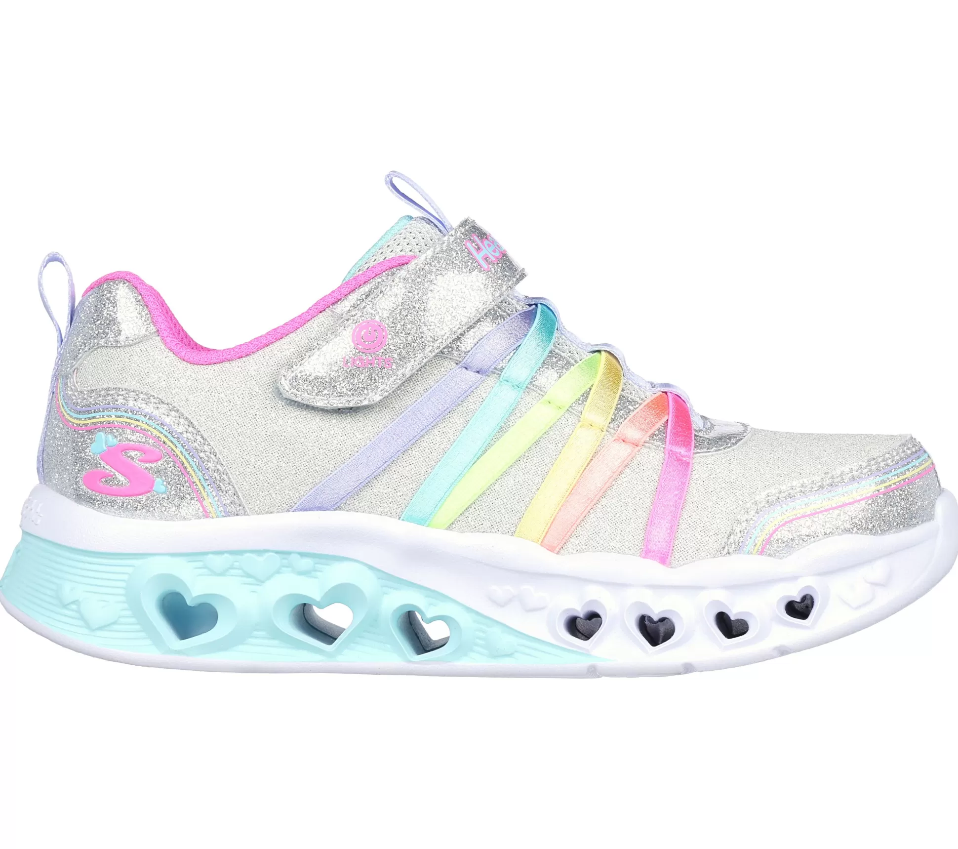 Best SKECHERS Flutter Heart Lights - Rainbow Bestie