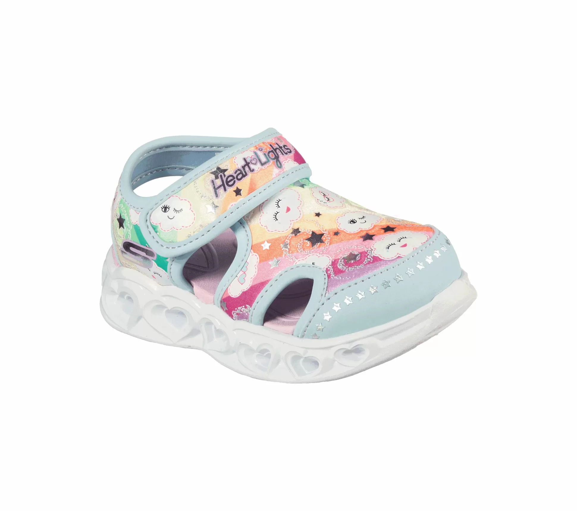 Cheap SKECHERS Heart Lights Sandal - Cutie Clouds