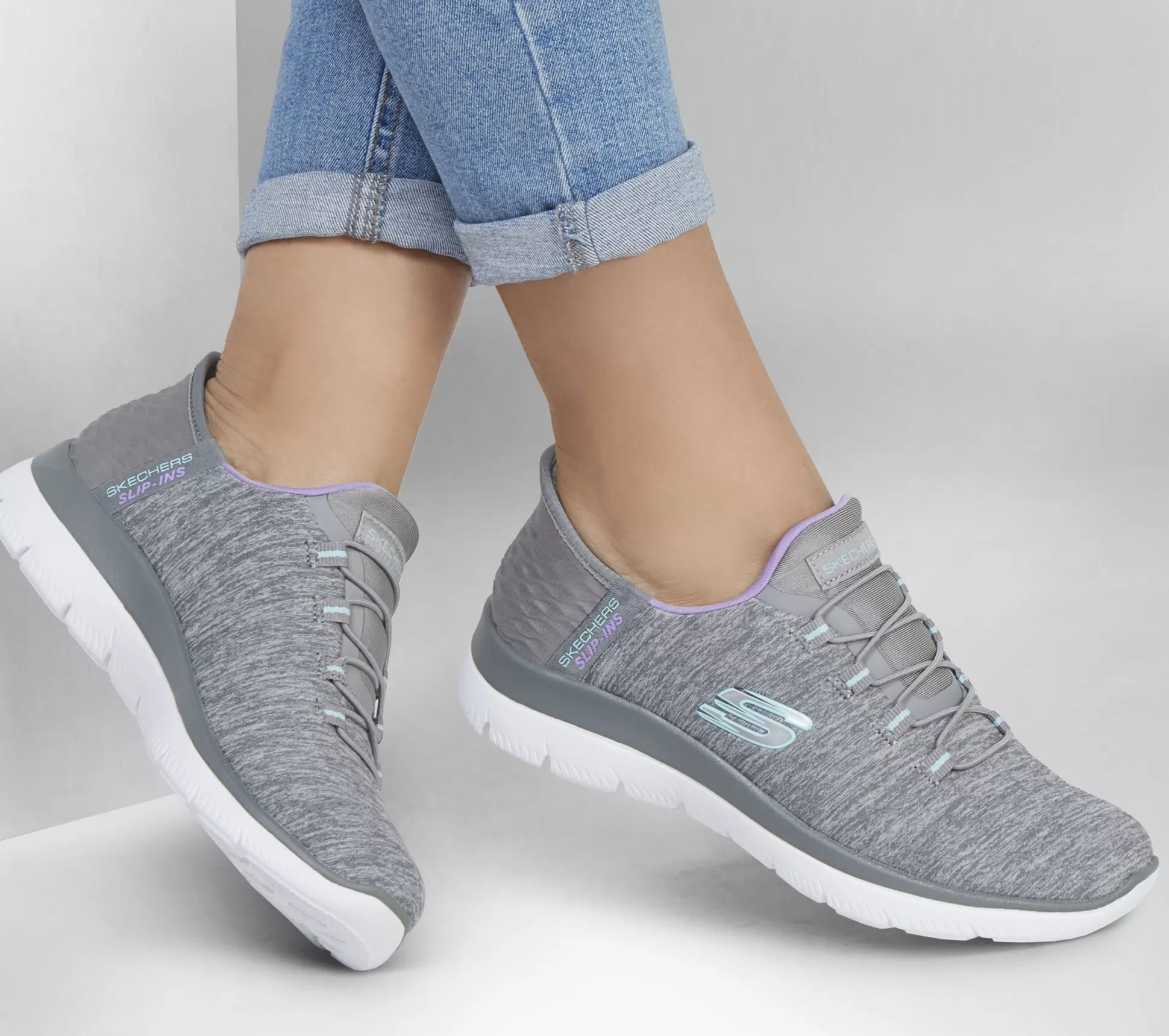 Clearance SKECHERS Slip-Ins: Summits - Dazzling Haze