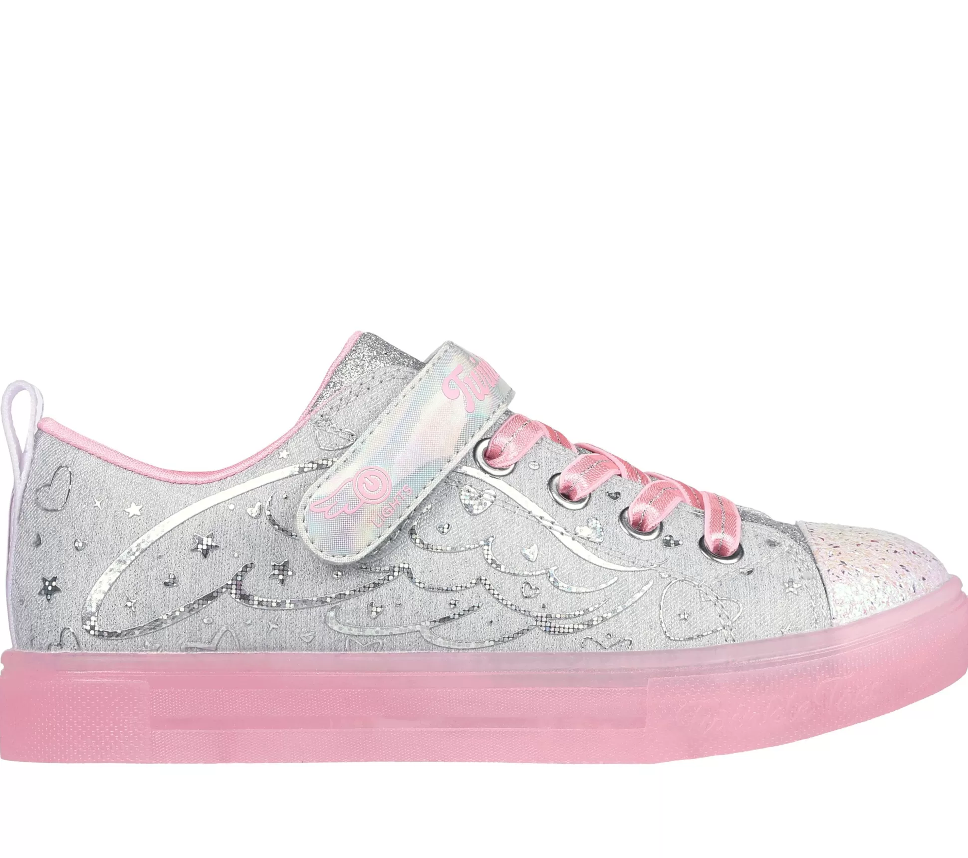 Cheap SKECHERS Twinkle Toes: Twinkle Sparks Ice - Heather Magic