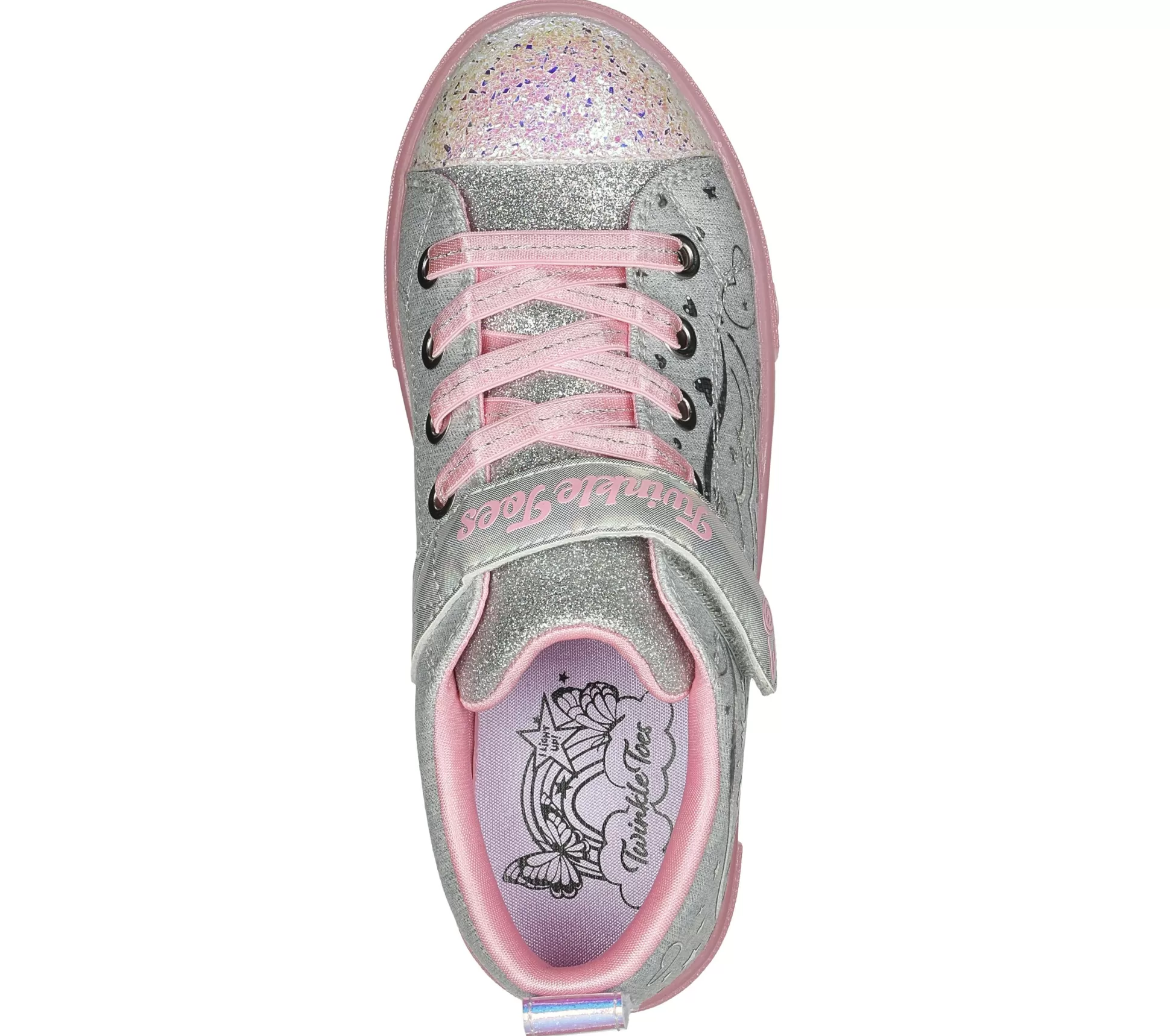 Cheap SKECHERS Twinkle Toes: Twinkle Sparks Ice - Heather Magic